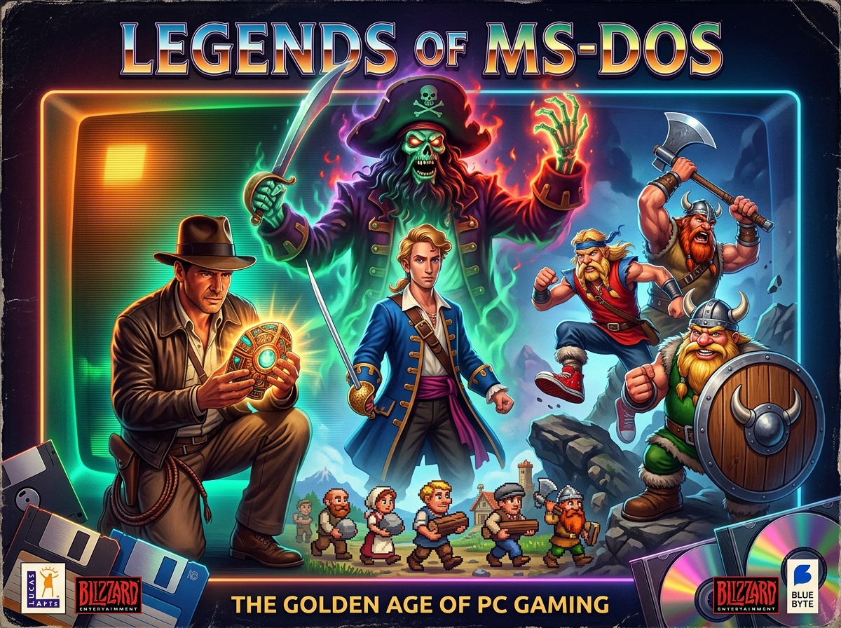 Legends of MS-DOS Official Vault Poster